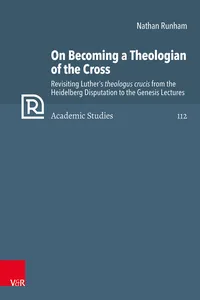 On Becoming a Theologian of the Cross_cover