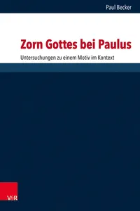 Zorn Gottes bei Paulus_cover