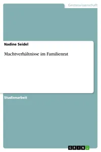 Machtverhältnisse im Familienrat_cover