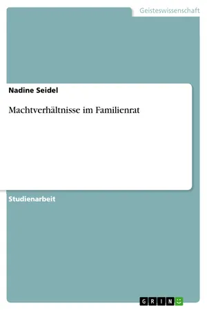 Machtverhältnisse im Familienrat