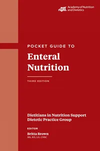 Academy of Nutrition and Dietetics Pocket Guide to Enteral Nutrition_cover