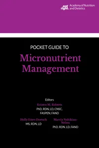 Academy of Nutrition and Dietetics Pocket Guide to Micronutrient Management_cover