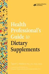 Health Professional's Guide to Dietary Supplements_cover