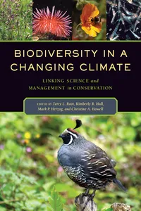 Biodiversity in a Changing Climate_cover