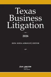 Texas Business Litigation 2026_cover