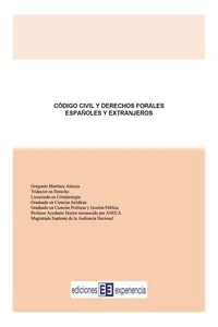 Código Civil y Derechos forales. Españoles y extranjeros_cover