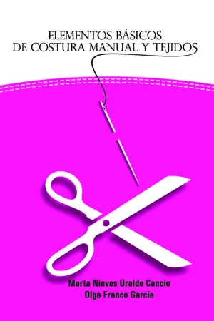 Elementos básicos de costura manual y tejidos