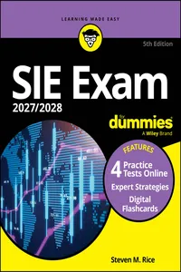 SIE Exam 2027/2028 For Dummies_cover