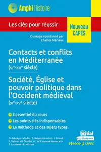 Contacts et conflits en Méditerranée - Société, Église et pouvoir politique dans l'Occident médiéval - Nouveau CAPES