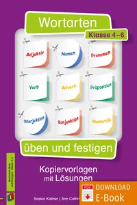 Wortarten üben und festigen – Klasse 4-6_cover