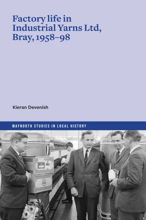 Factory life in Industrial Yarns Ltd, Bray, 1958-98