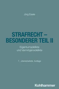 Strafrecht - Besonderer Teil II_cover