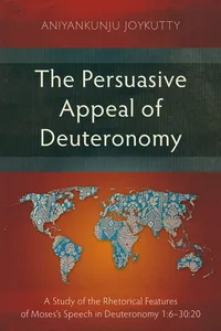 The Persuasive Appeal of Deuteronomy_cover