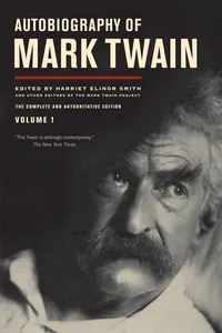 Autobiography of Mark Twain, Volume 1_cover