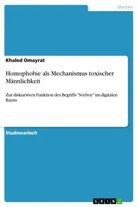 Homophobie als Mechanismus toxischer Männlichkeit_cover