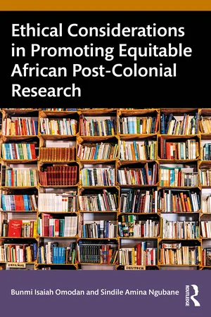 Ethical Considerations in Promoting Equitable African Post-Colonial Research