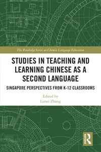 Studies in Teaching and Learning Chinese as a Second Language