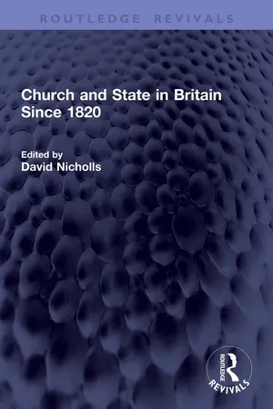 Church and State in Britain Since 1820