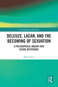 Deleuze, Lacan, and the Becoming of Sexuation_cover
