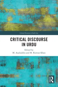 Critical Discourse in Urdu