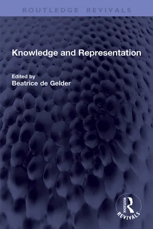 Knowledge and Representation