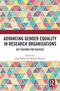 Advancing Gender Equality in Research Organisations_cover