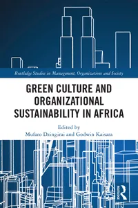 Green Culture and Organisational Sustainability in Africa