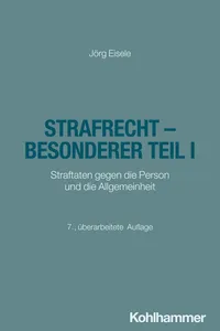 Strafrecht - Besonderer Teil I_cover