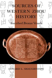 Sources of Western Zhou History_cover