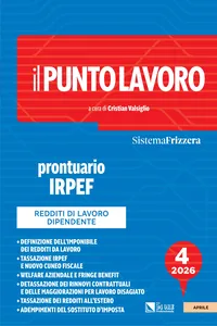 Il Punto Lavoro 4/2026 - Prontuario IRPEF_cover