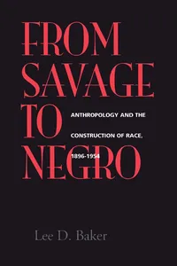From Savage to Negro_cover