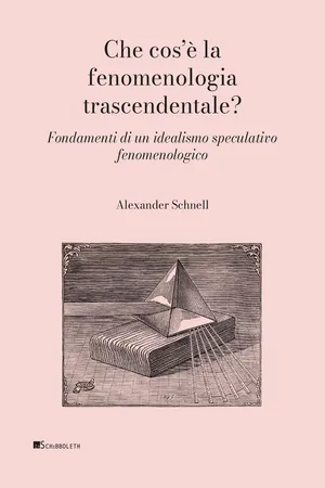 Che cos’è la fenomenologia trascendentale?