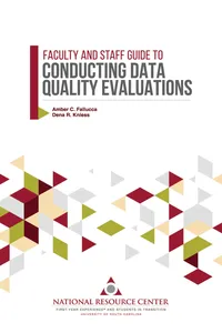 Faculty and Staff Guide to Conducting Data Quality Evaluations_cover