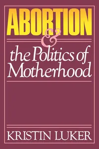 Abortion and the Politics of Motherhood_cover