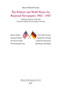 The Pulitzer and Wolff Prizes for Regional Newspapers 1962-1987_cover