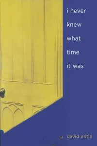 i never knew what time it was_cover