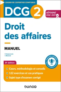 DCG 2 Droit des affaires - Manuel - Réforme 2026-2027_cover