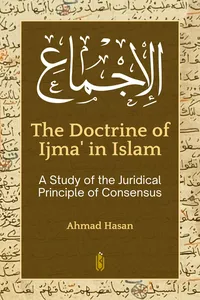 The Doctrine of Ijmāʿ in Islam_cover