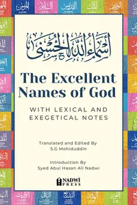 The Excellent Names of God - With Lexical and Exegetical Notes_cover