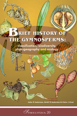 Brief history of the gymnosperms: classification, biodiversity, phyto-geography and ecology