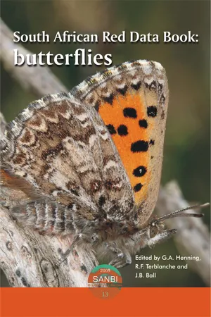 South African Red Data list: butterflies