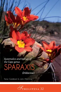 Systematics and biology of the Cape genus Sparaxis_cover