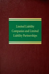 Limited Liability Companies and Limited Liability Partnerships