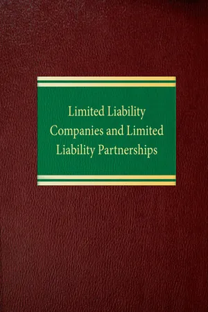 Limited Liability Companies and Limited Liability Partnerships
