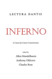 Lectura Dantis, Inferno_cover