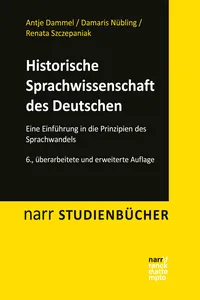 Historische Sprachwissenschaft des Deutschen_cover