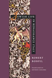 Jewish Life in Renaissance Italy_cover