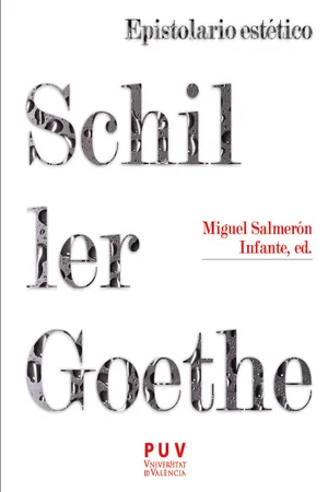 Epistolario estético Schiller‐Goethe
