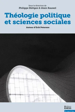 Théologie politique et sciences sociales
