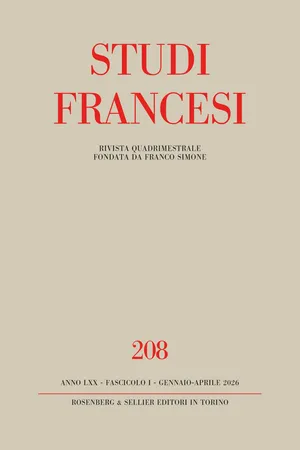 Studi Francesi 208